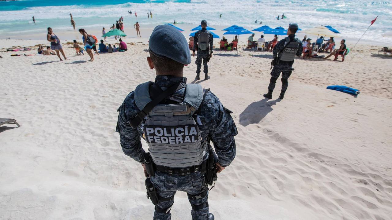Polizist in Cancún