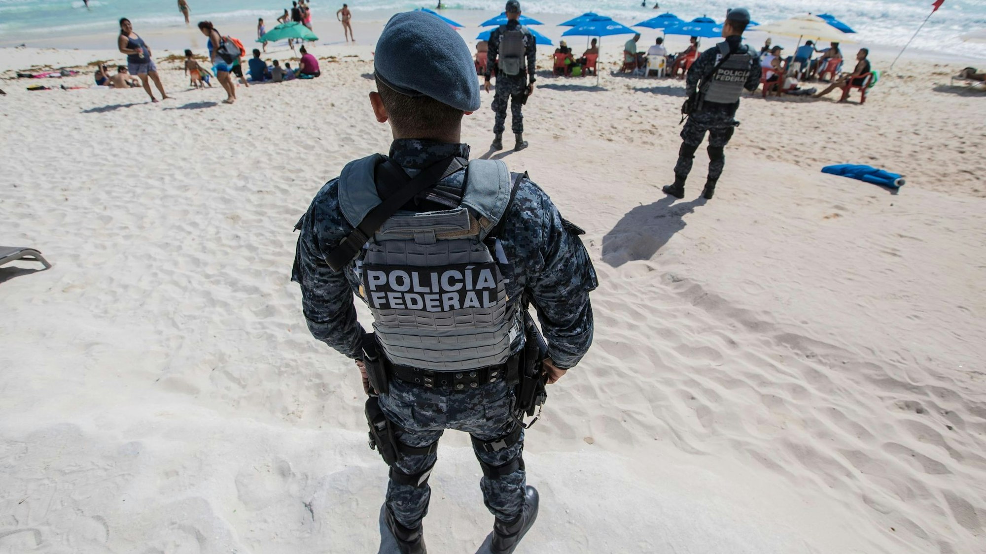 Polizist in Cancún