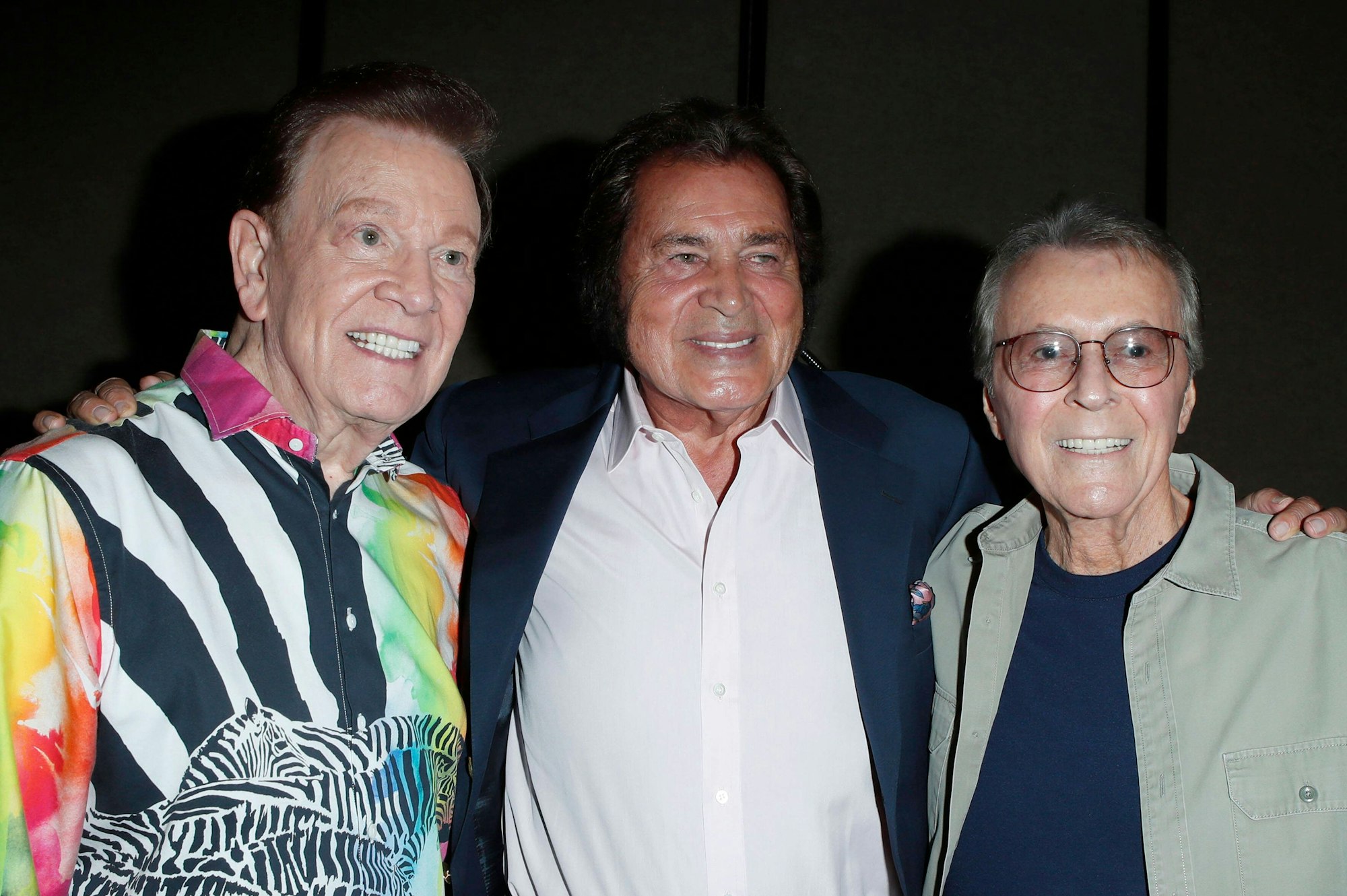 Engelbert Humperdinck und Kollegen posieren.