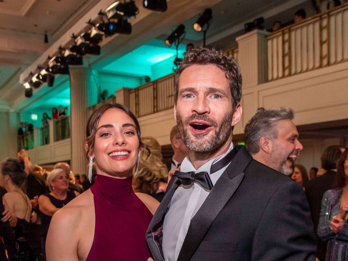 Danielle Bezaire und Arne Friedrich beim Bundespresseball im Hotel Adlon Kempinski.