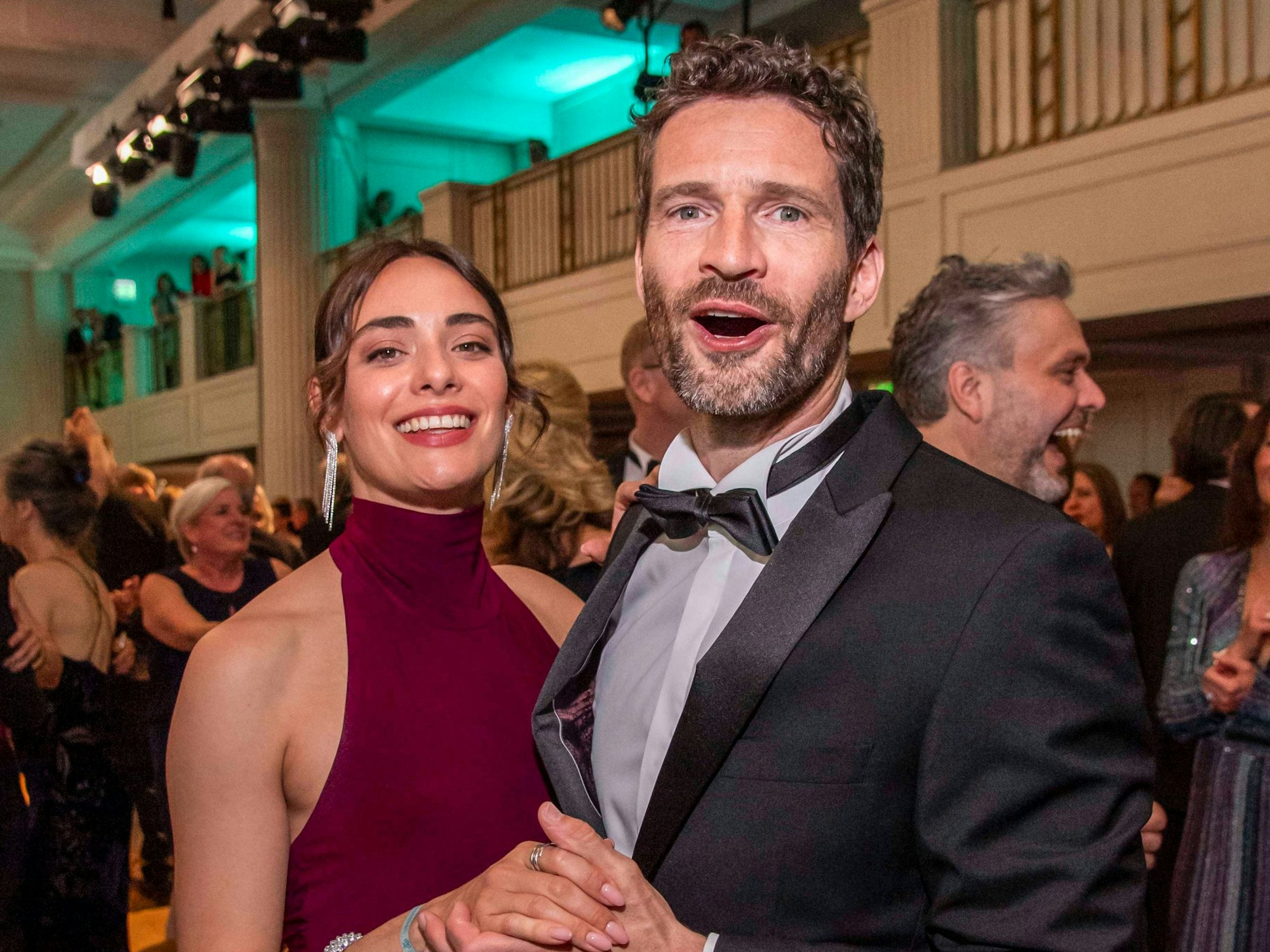 Danielle Bezaire und Arne Friedrich beim Bundespresseball im Hotel Adlon Kempinski.