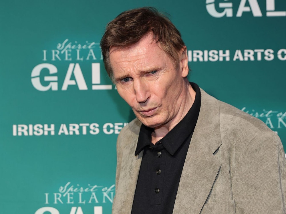 Vielleicht doch lieber Gabelstaplerfahrer werden? Filmstar Liam Neeson plagen Selbstzweifel. (Bild: 2025 Getty Images/Dia Dipasupil)