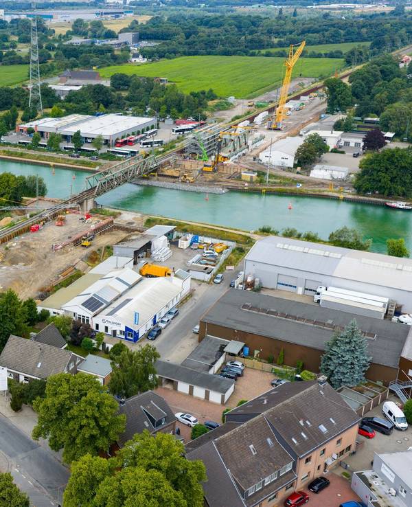 Halbzeit der Bauphase der Bahnstrecke Oberhausen-Emmerich