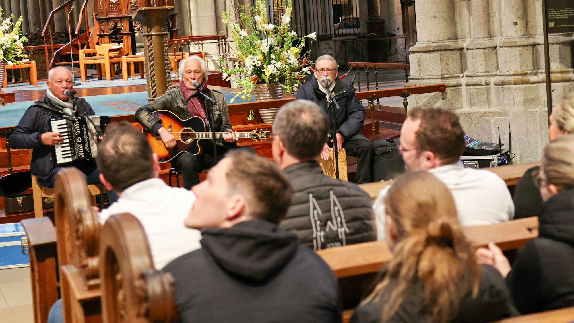 Peter Werner, Hannes Schöner und Janus Fröhlich von den Höhnern.