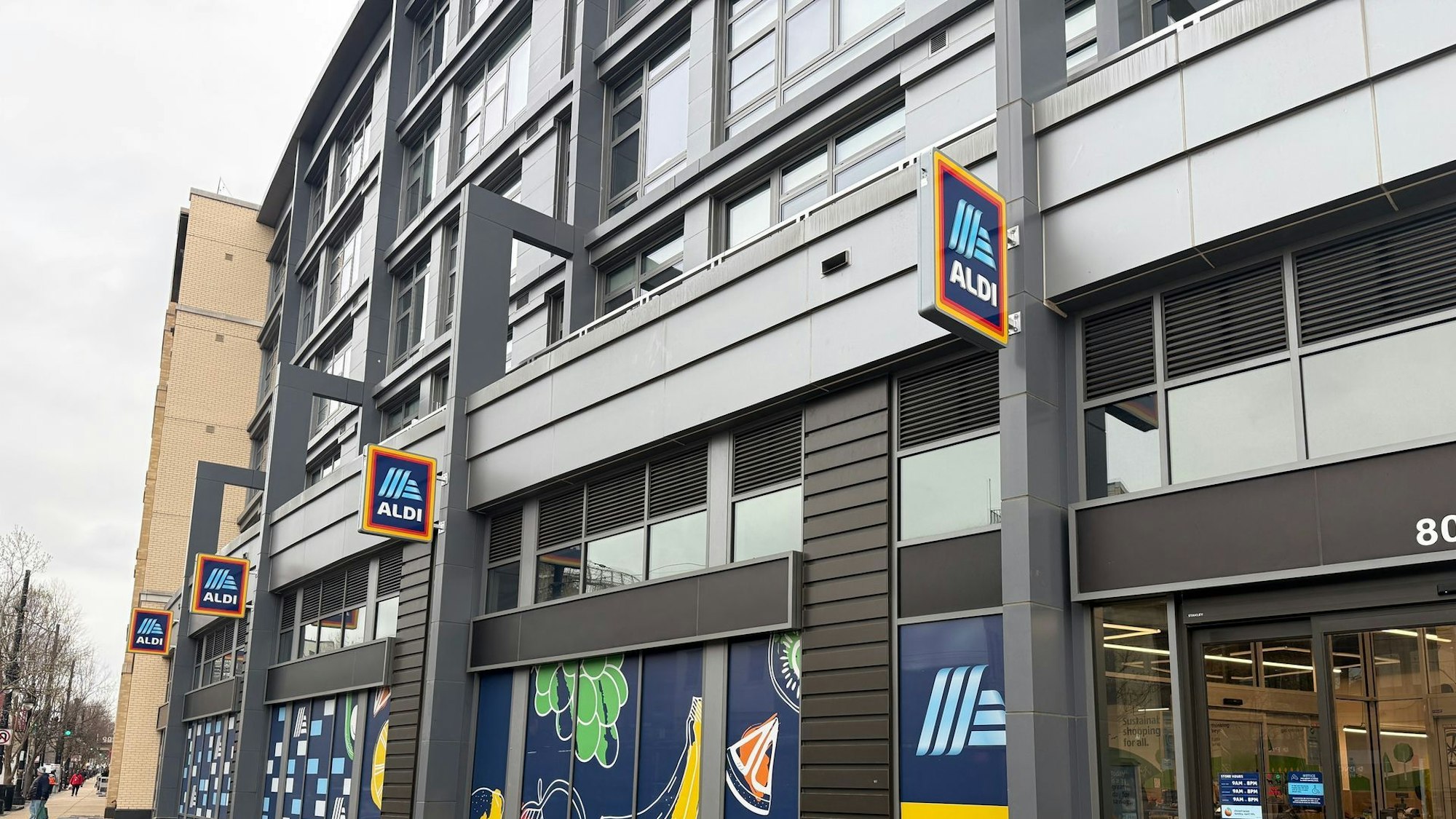 Filiale des deutschen Discounters Aldi in Washington