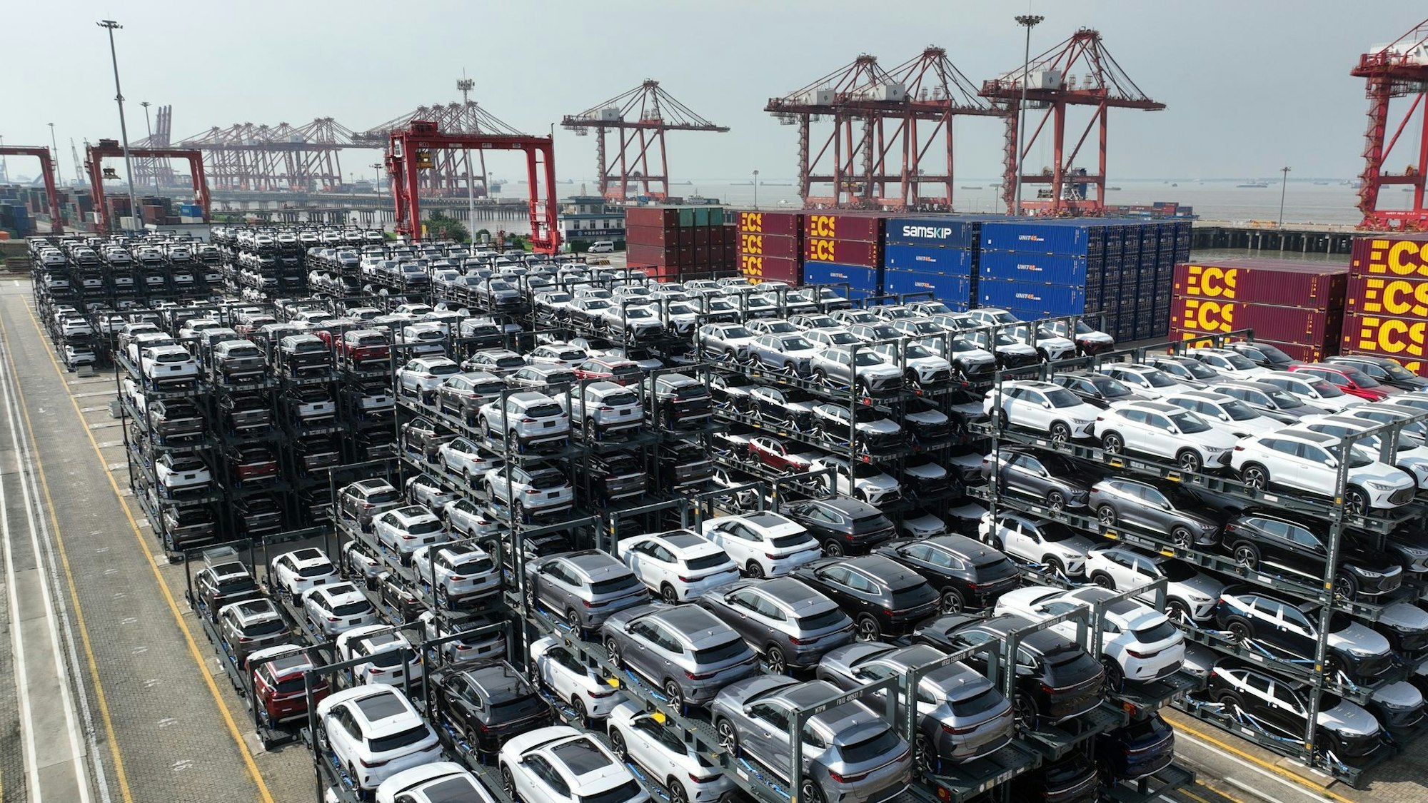 Chinesische E-Autos vor dem Export