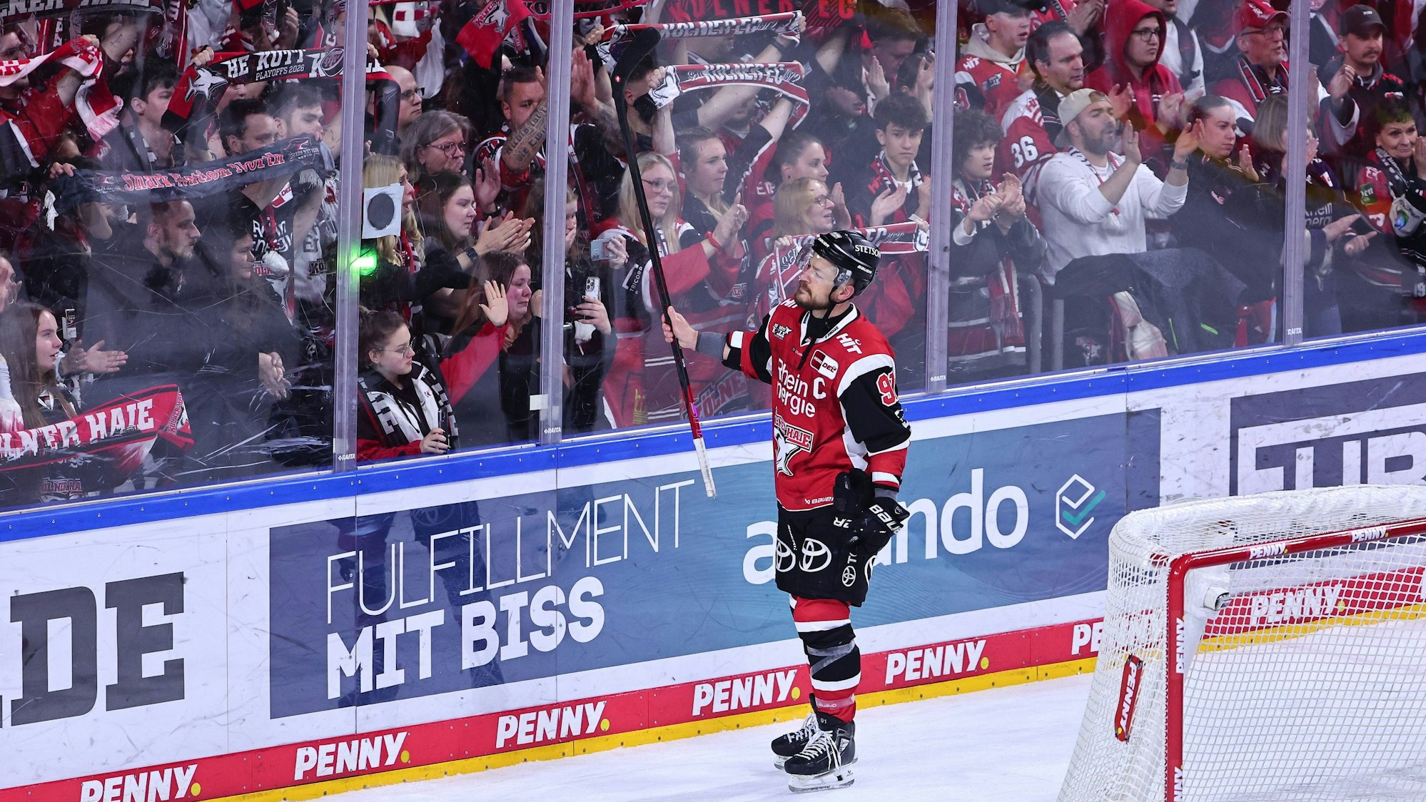 Moritz Müller auf dem Eis.