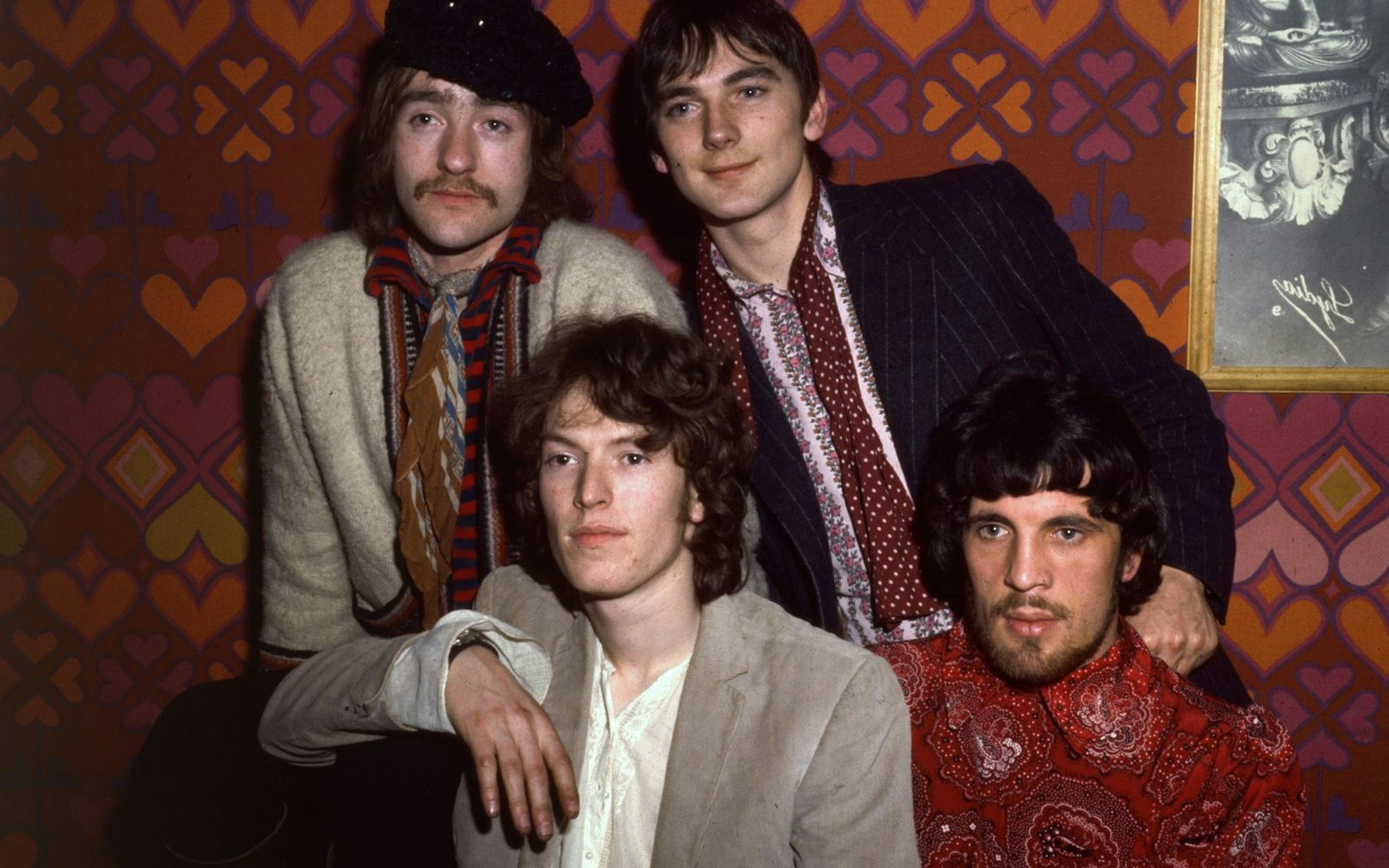 Traffic wurden 2004 in die „Rock'n'Roll Hall of Fame“ aufgenommen: (von links) Dave Mason, Steve Winwood, Chris Wood und Jim Capaldi. (Bild: Keystone/Getty Images)