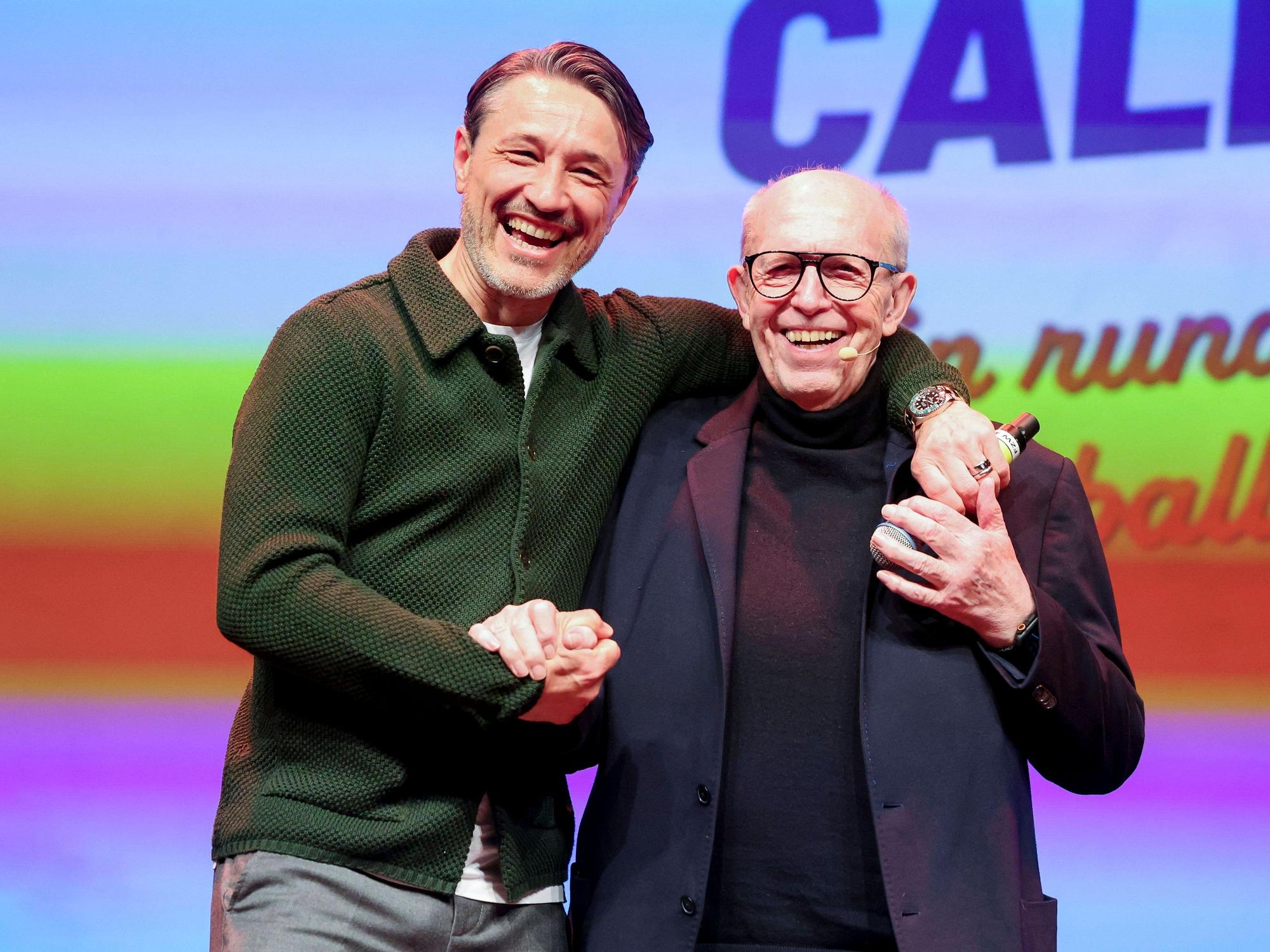 Trainer Niko Kovac (Borussia Dortmund) war am 13. April 2026 zu Gast bei Reiner Calmund und seinem Bühnenprogramm „Ein runder Abend mit Fußball & Freunden“.