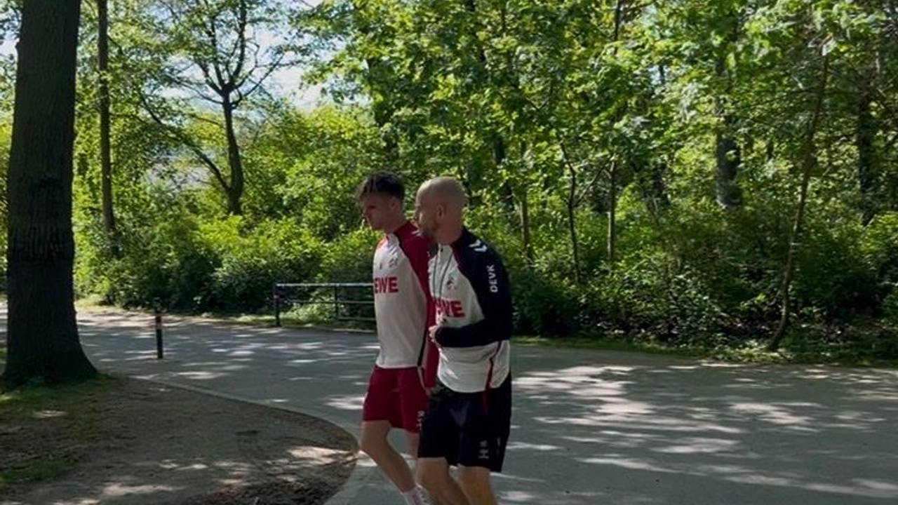 Wagner und Bülter im Einzelgespräch am Geißbockheim: