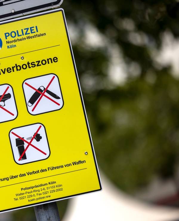 Polizei richtet weitere Waffenverbotszonen in NRW ein