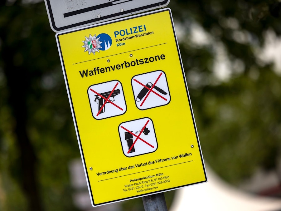 Polizei richtet weitere Waffenverbotszonen in NRW ein