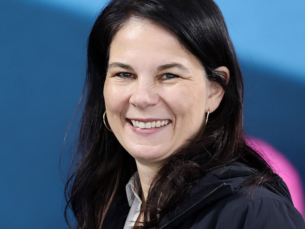 Annalena Baerbock war zu Gast bei US-Talker Jon Stewart. (Bild: 2026 Getty Images/Andreas Rentz)