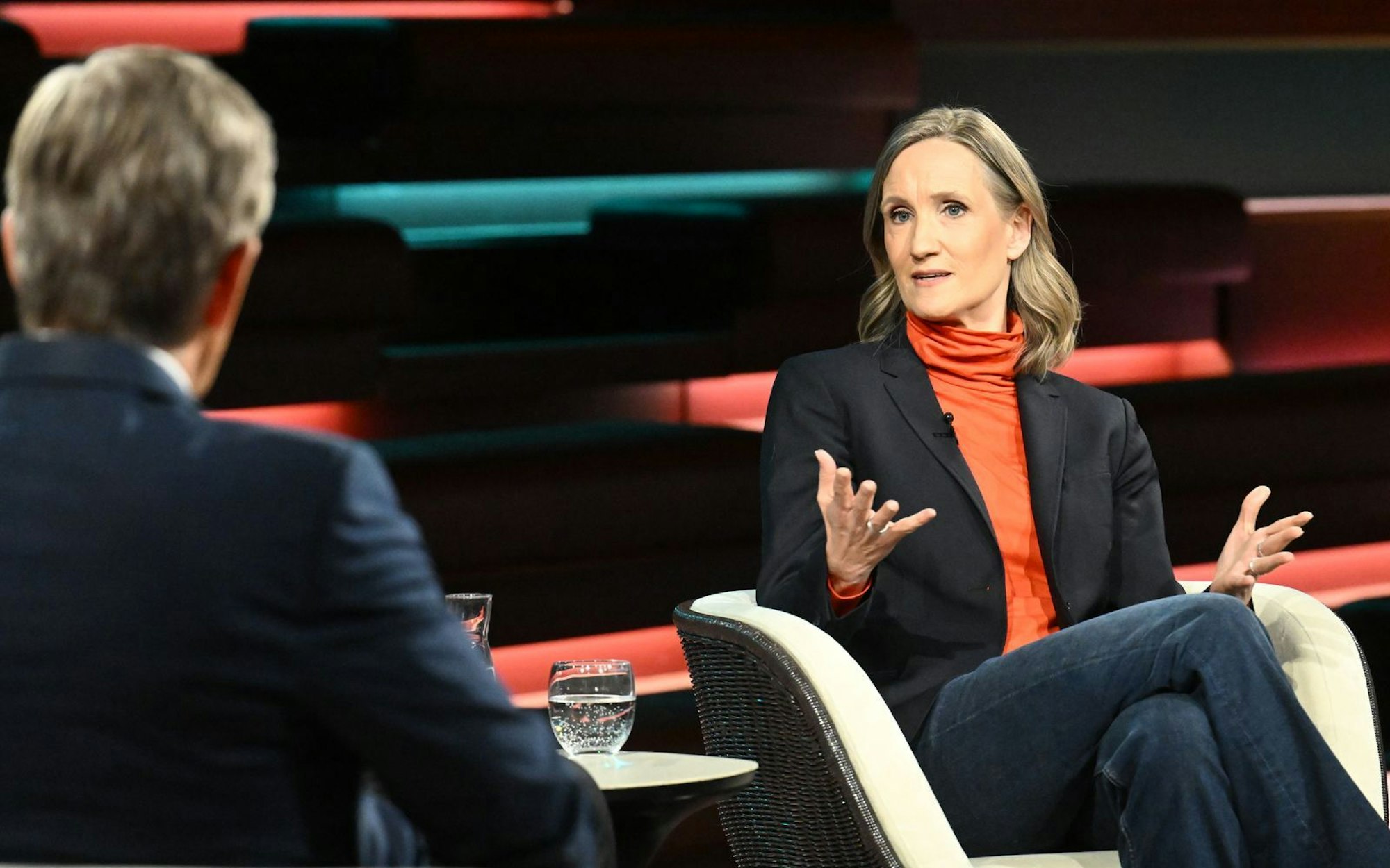 Nahost-Expertin Kristin Helberg warnte vor einem fehlenden Vertrauen in die US-Regierung. (Bild: ZDF/Cornelia Lehmann)