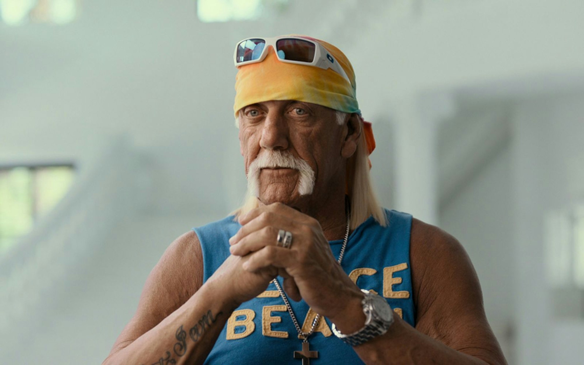 Für die Netflix-Doku „Hulk Hogan: Real American“ gab Hulk Hogan drei Monate vor seinem Tod im Juli 2025 ausgiebig Auskunft. (Bild: Netflix)