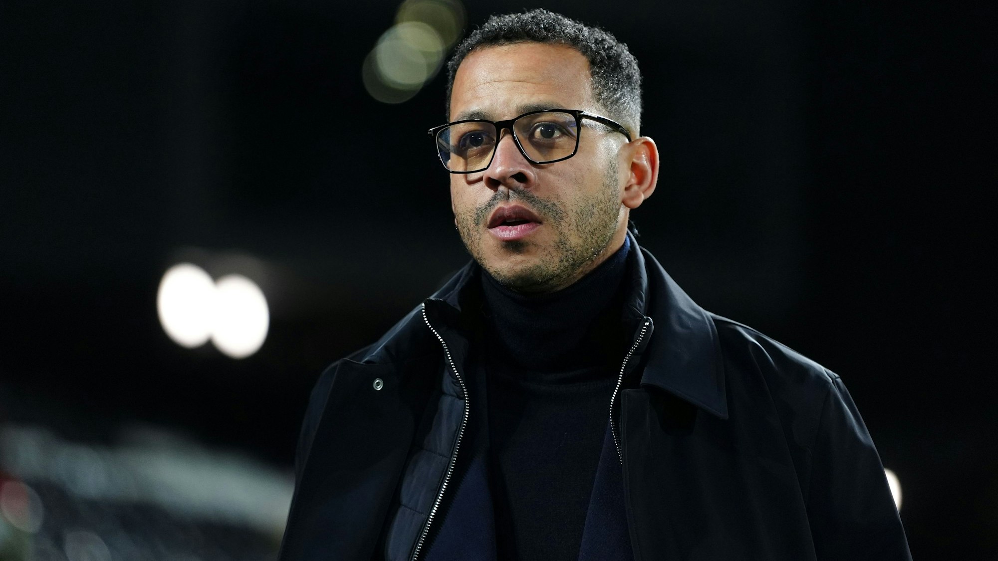 Der bisherige Chelsea-Trainer Liam Rosenior vor dem Spiel zwischen Chelsea und Fulham.