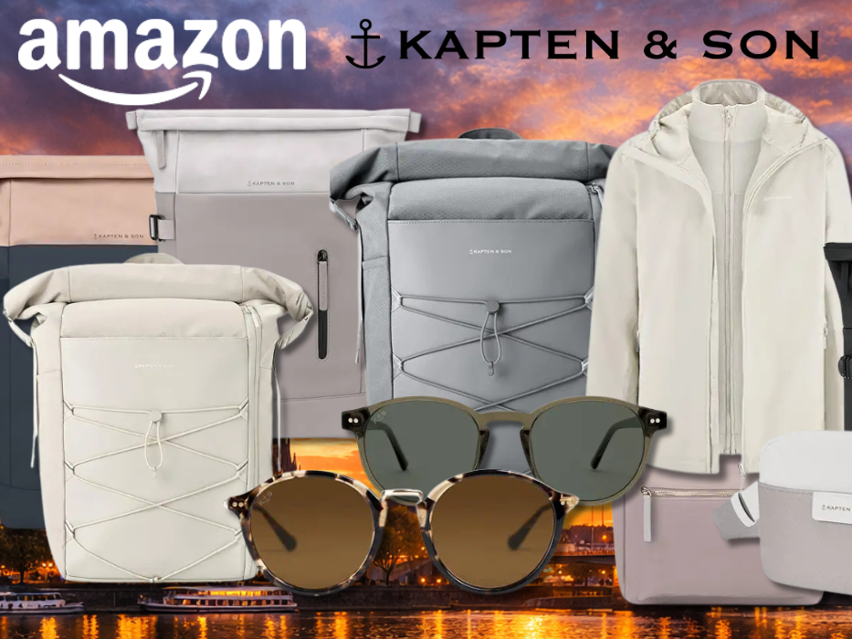 Eine Darstellung von verschiedenen Kapten & Son Produkten.