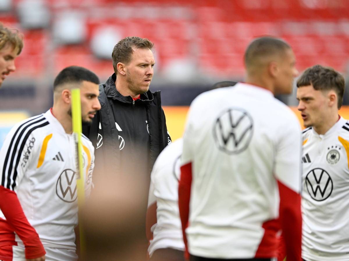 Bundestrainer Julian Nagelsmann stellt sein Team auf den Gegner ein.
