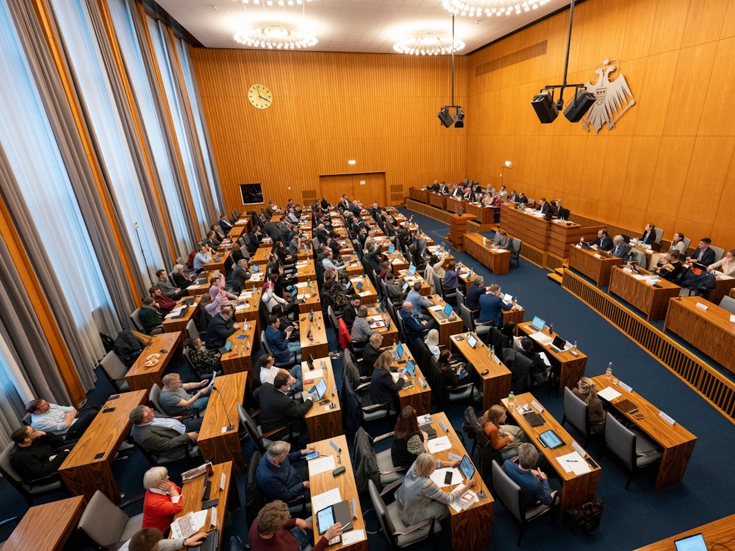 Der Blick in den Kölner Ratssaal.