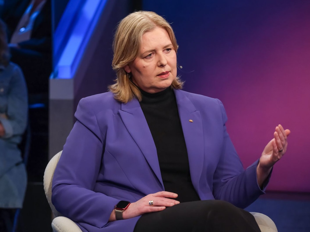 Bärbel Bas hat bei „Maischberger“ über die Renten-Aussagen von Bundeskanzler Friedrich Merz gesprochen. (Bild: WDR/Oliver Ziebe)