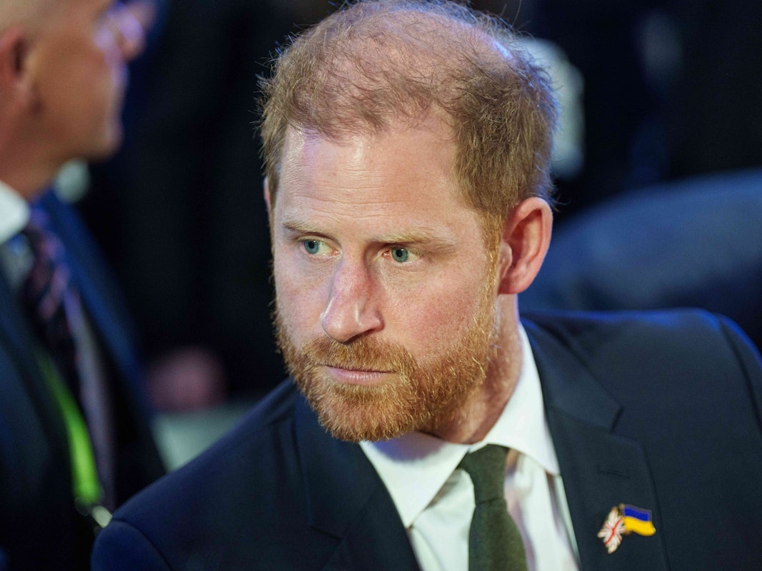 Prinz Harry nimmt am Sicherheitsforum in der ukrainischen Hauptstadt teil.