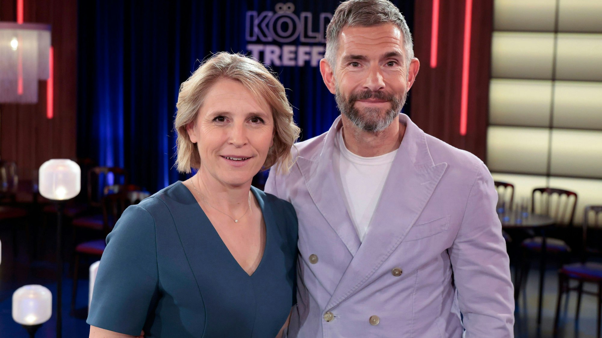 Susan Link und Micky Beisenherz moderieren den „Kölner Treff“.