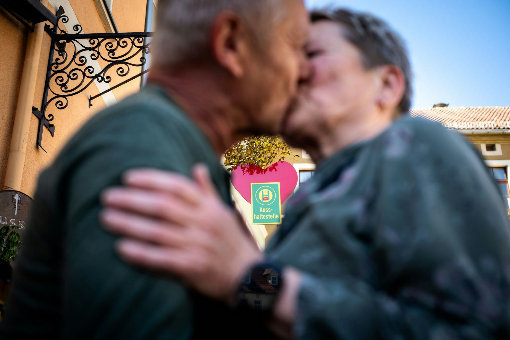 Eine Haltestelle zum Küssen in Eisenberg