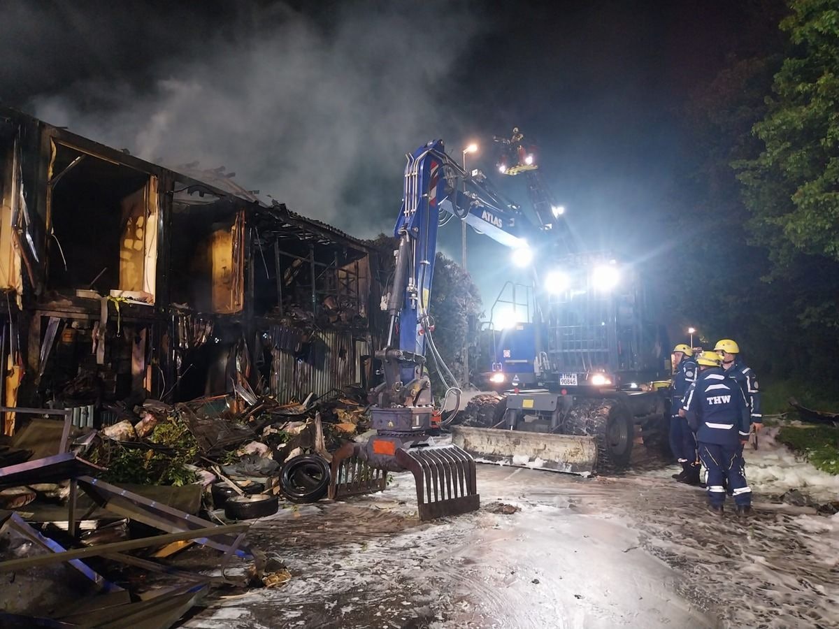 Großbrand in Grevenbroich