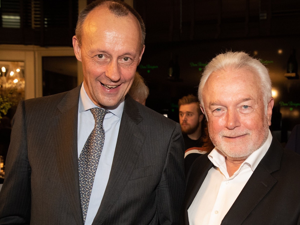 Bundeskanzler Friedrich Merz (CDU, links) und Wolfgang Kubicki (FDP), stellvertretender FDP-Parteivorsitzender (hier im Januar 2020).