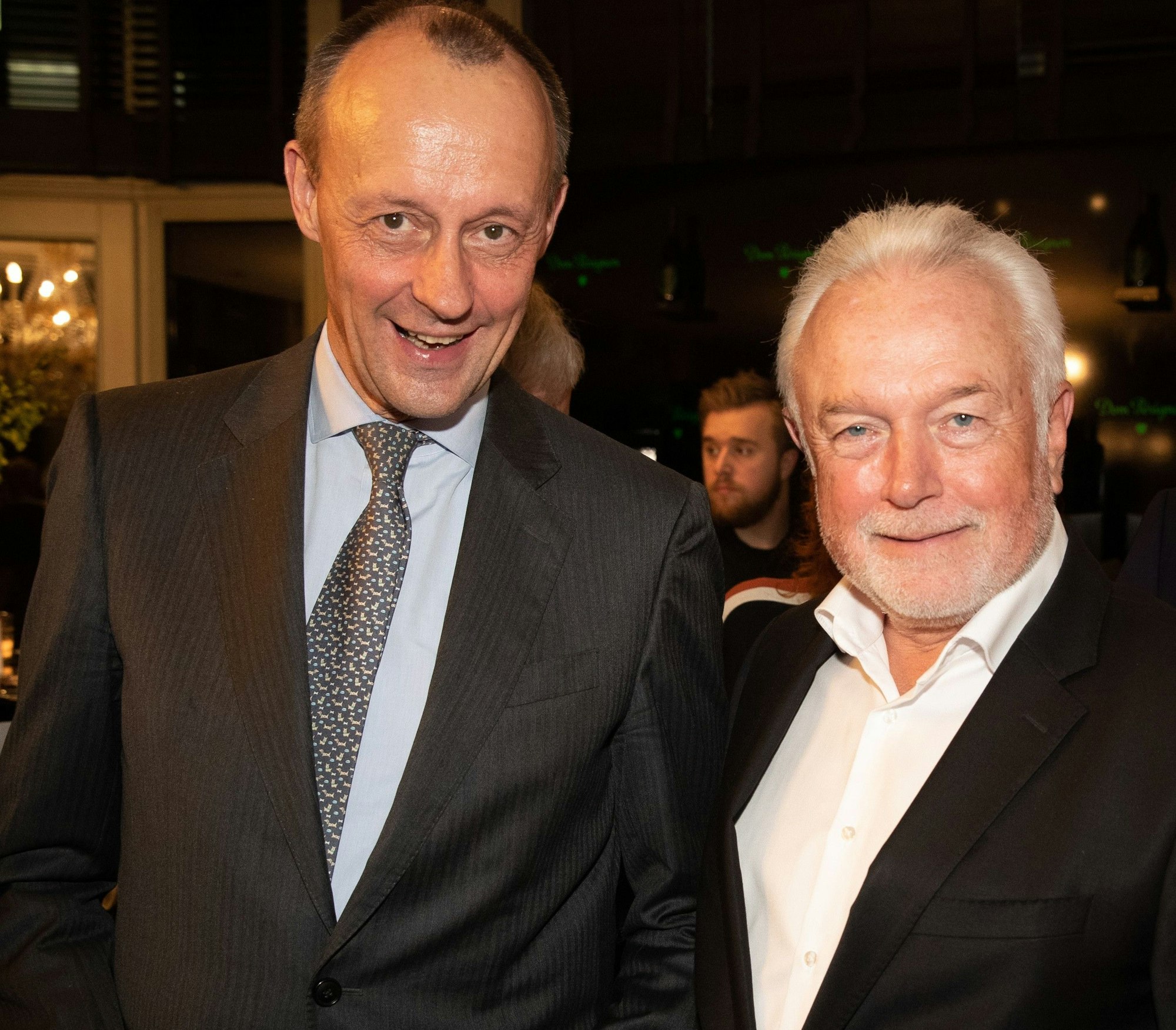 Bundeskanzler Friedrich Merz (CDU, links) und Wolfgang Kubicki (FDP), stellvertretender FDP-Parteivorsitzender (hier im Januar 2020).