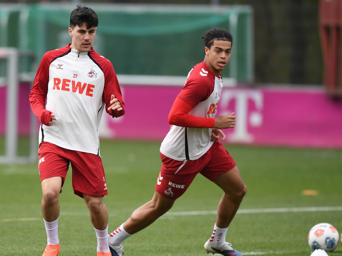 Felipe Chavez und Jahmai Simpson-Pusey im FC-Training.