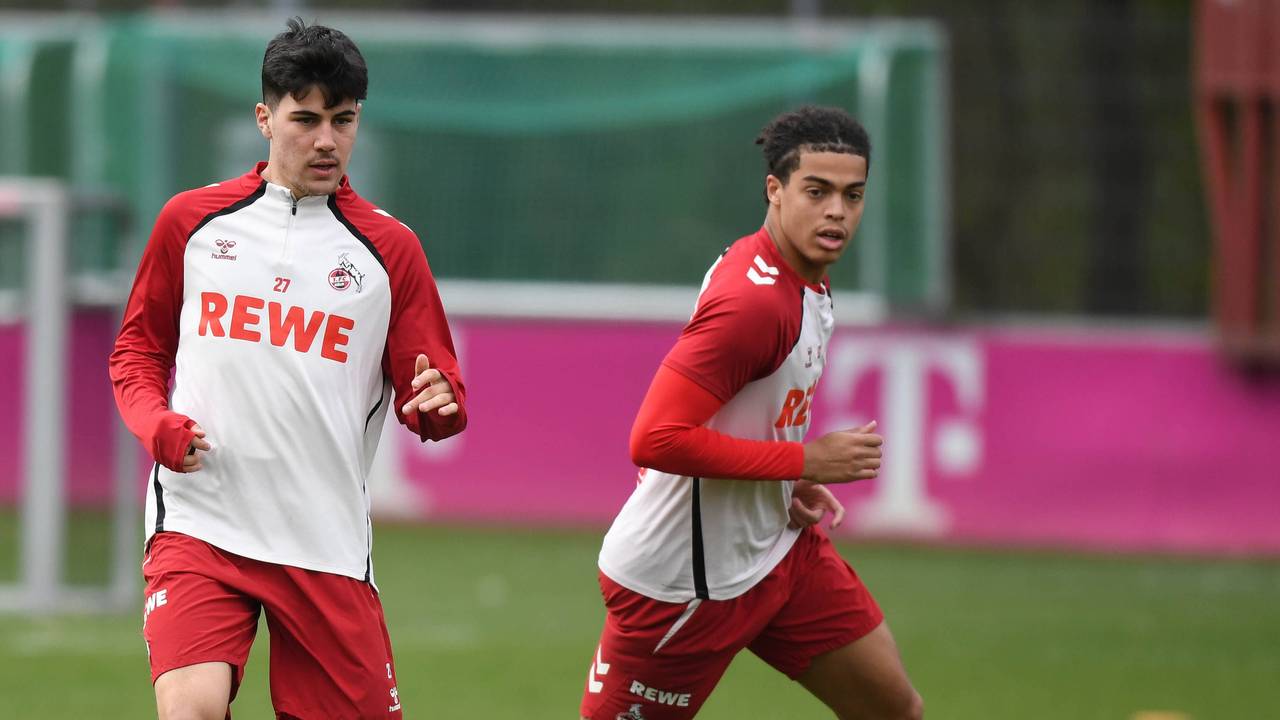 Felipe Chavez und Jahmai Simpson-Pusey im FC-Training.