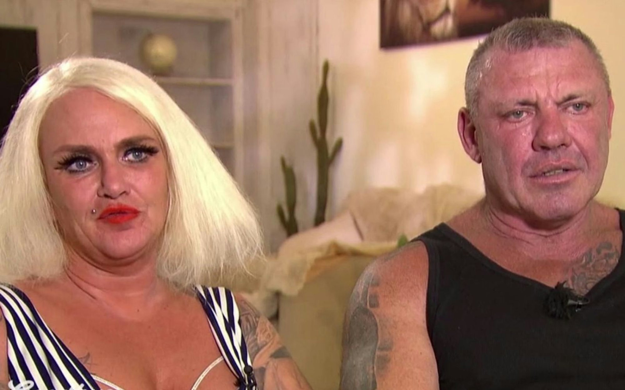 Andreas sieht schwarz, Caro bleibt gelassen. (Bild: VOX)