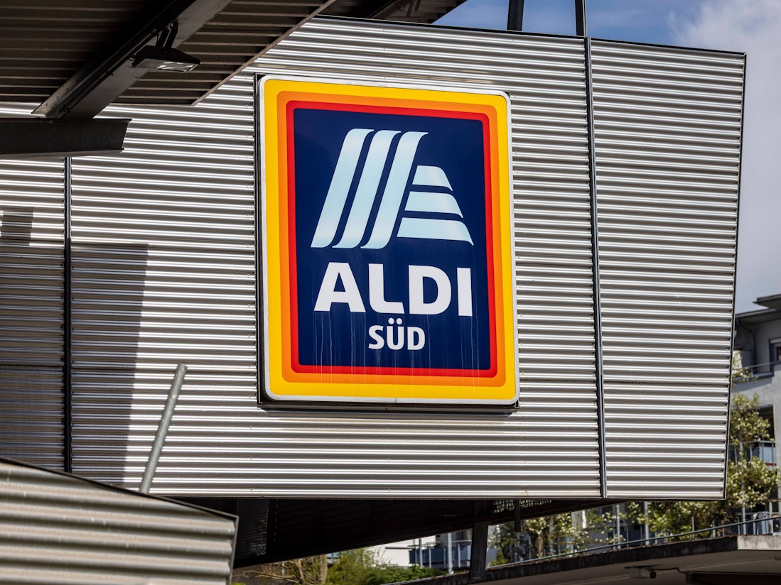 Aldi Süd räumt das Sortiment auf.