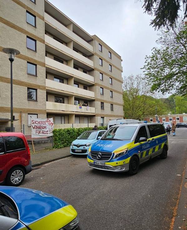 Die „Russenhäuser“ in Köln-Sülz wurden am Freitag (24. April) besetzt.