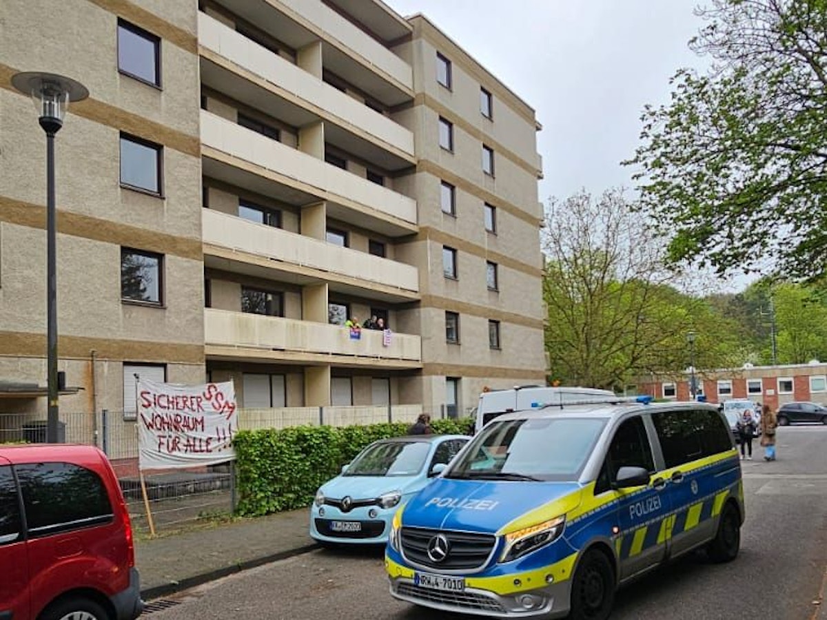Die „Russenhäuser“ in Köln-Sülz wurden am Freitag (24. April) besetzt.