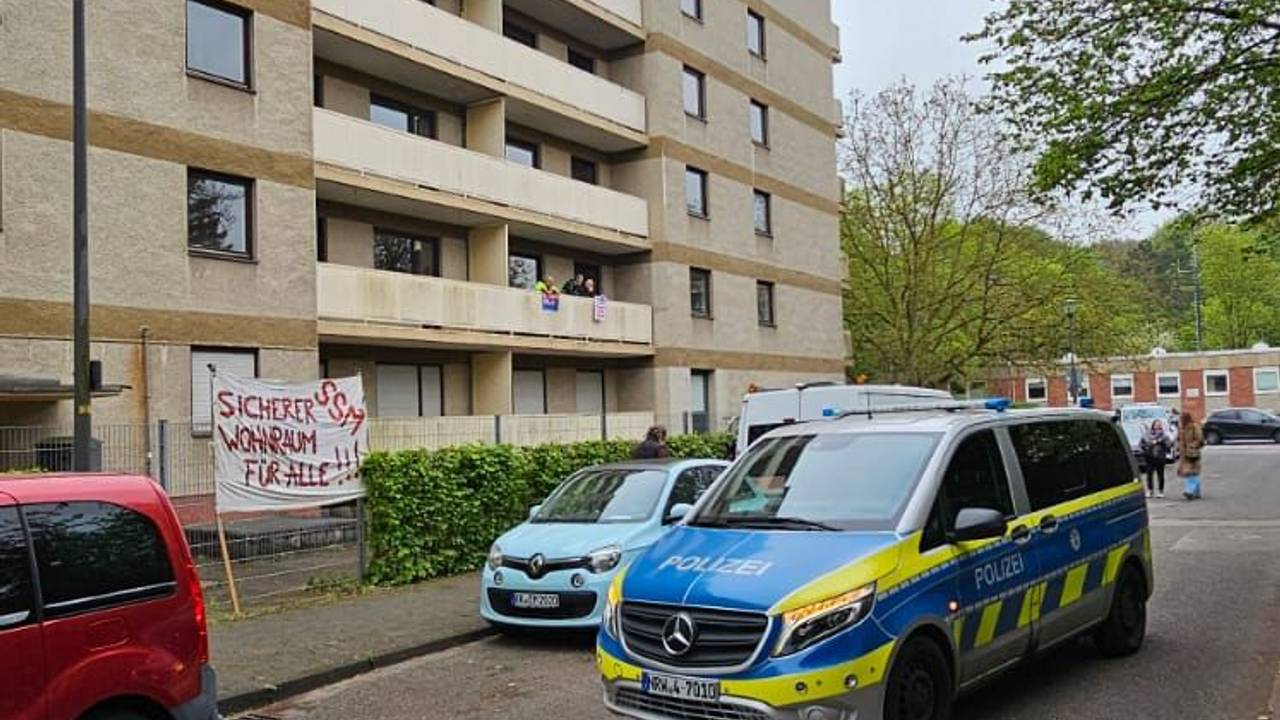 Die „Russenhäuser“ in Köln-Sülz wurden am Freitag (24. April) besetzt.