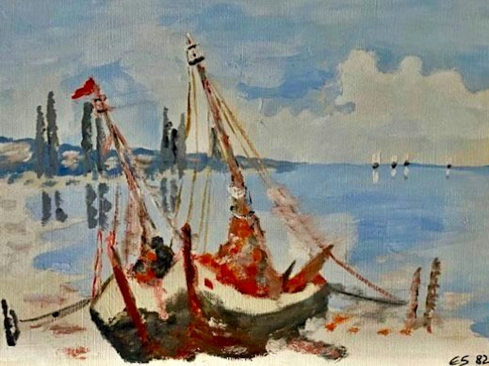 Ein Bild, das der Bläck-Fööss-Sänger Erry Stoklosa gemalt hat.