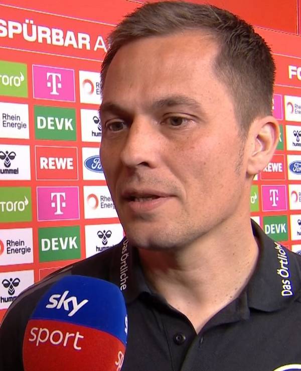 Robert Hartmann im TV-Interview bei Sky.