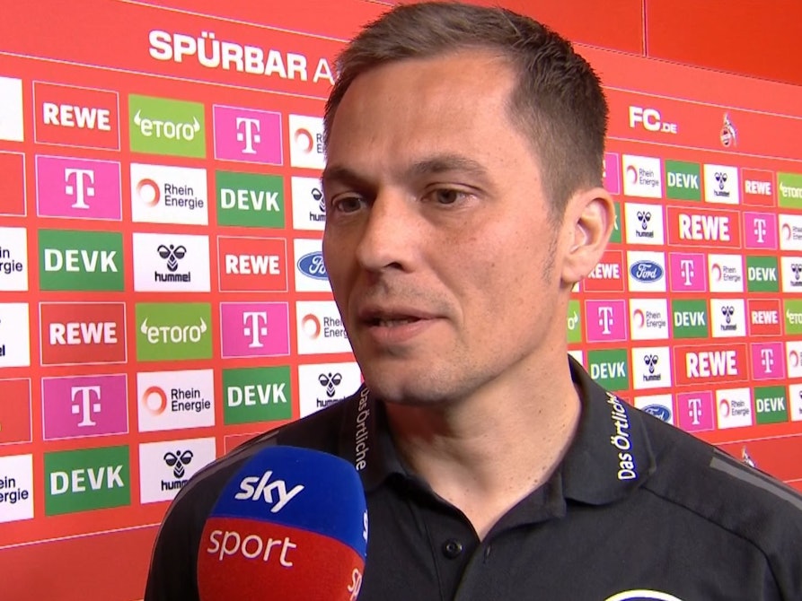 Robert Hartmann im TV-Interview bei Sky.
