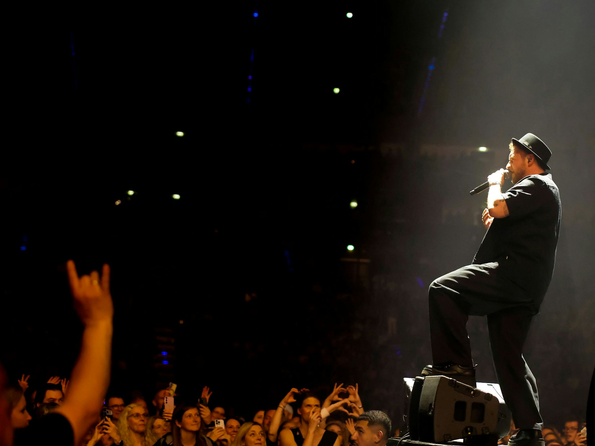 Konzert von Johannes Oerding in der Kölner Lanxess-Arena.