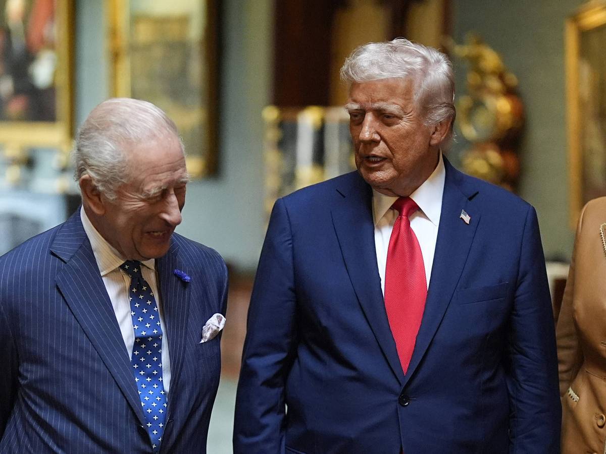 US-Präsident Donald Trump neben König Charles III. (hier im September 2025 bei seinem Staatsbesuch in London).