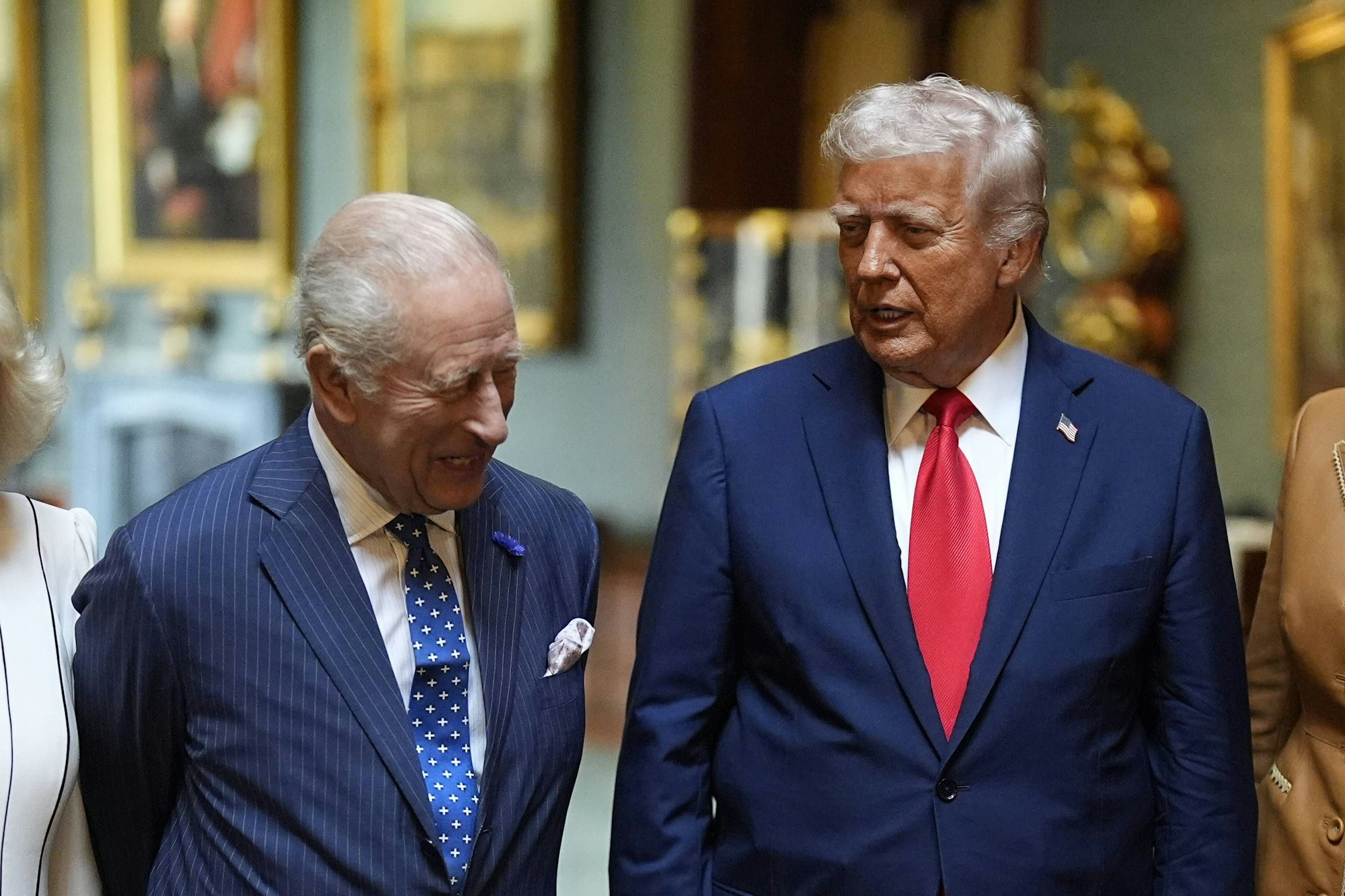 US-Präsident Donald Trump neben König Charles III. (hier im September 2025 bei seinem Staatsbesuch in London).