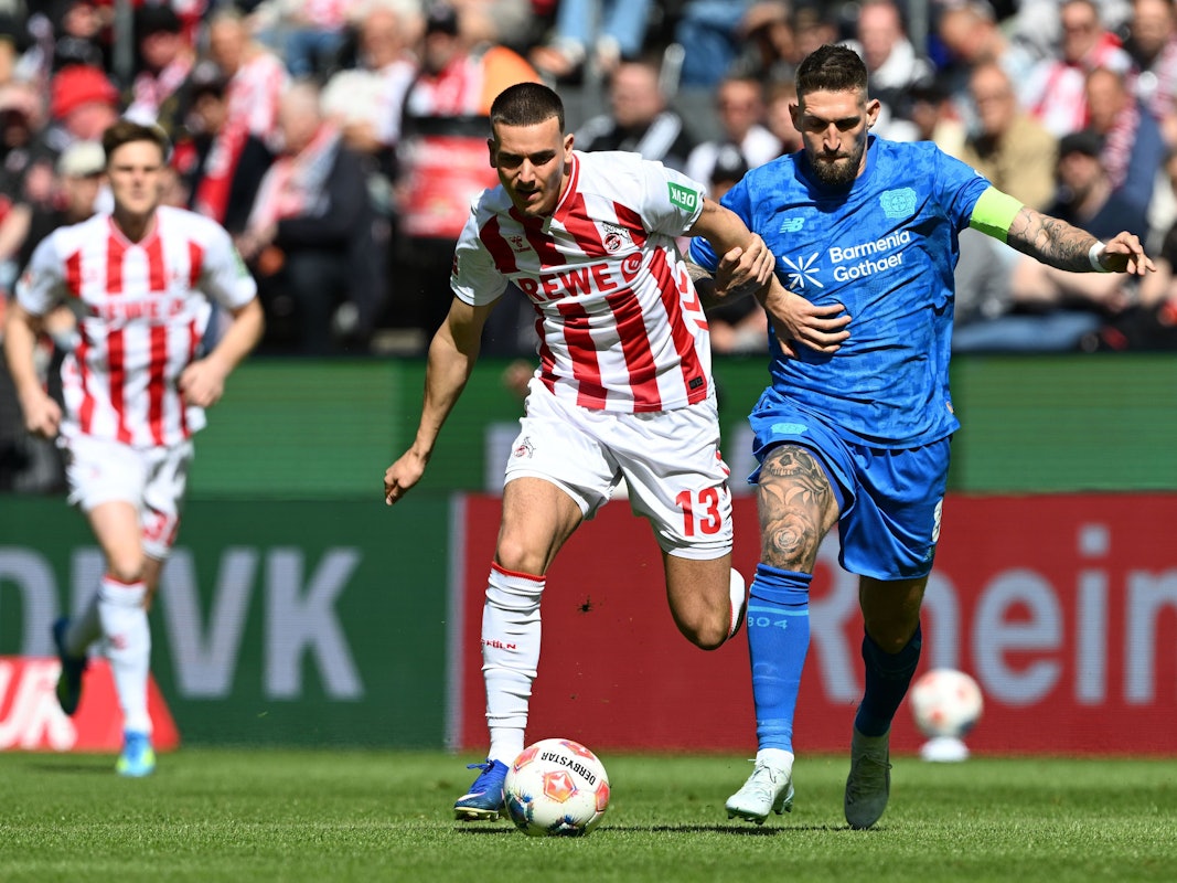 Said El Mala im Zweikampf mit Robert Andrich.