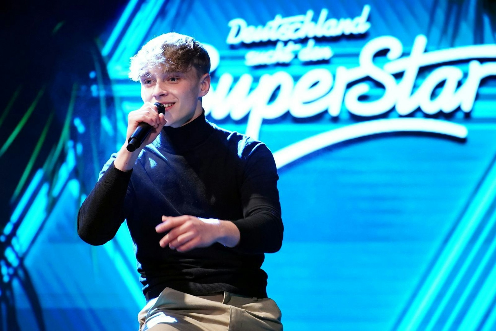 Auch Tyrell Hagedorn wurde von der Jury beschieden: „Es reicht nicht, Danke, tschüss.“ (Bild: RTL/Stefan Gregorowius)