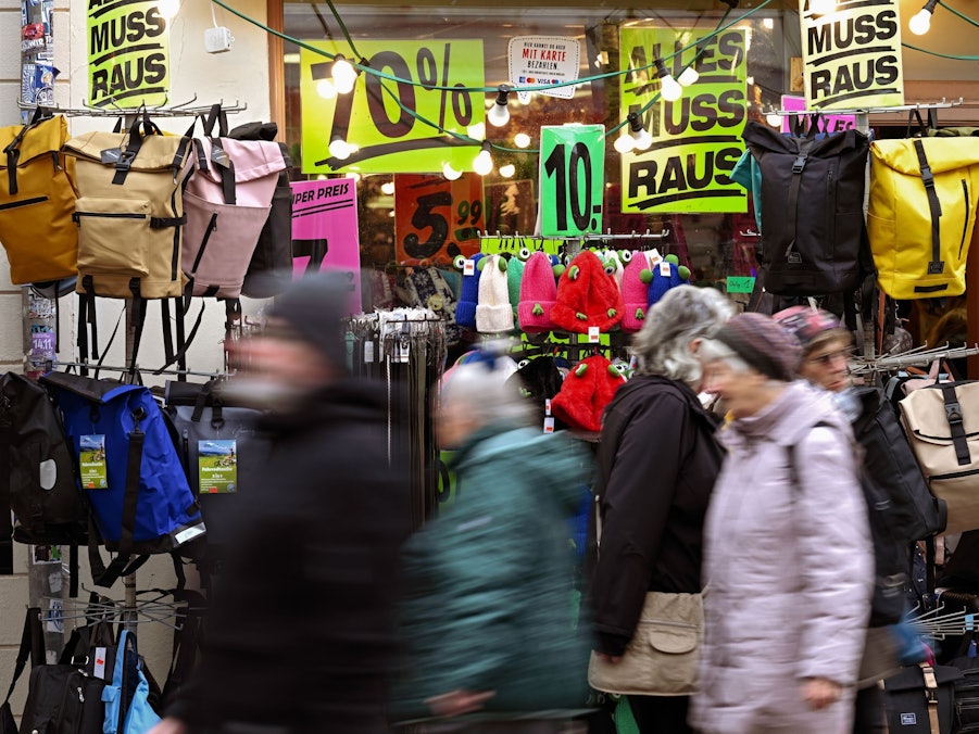 Verbraucherstimmung im Sinkflug
