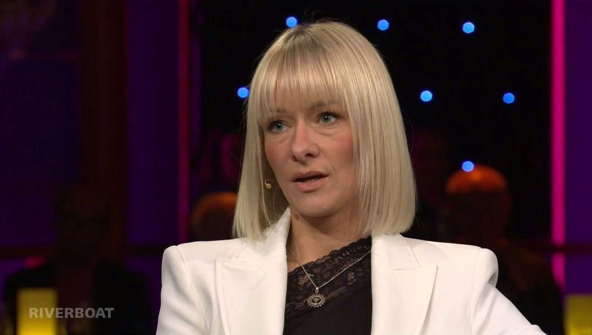 In der MDR-Sendung „Riverboat“ erklärte Christin Stark, weshalb sie ihre Fehlgeburt nicht für sich behalten habe. (Bild: MDR)