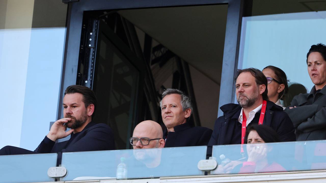 1. FC Köln gegen Bayer Leverkusen, von links: Thomas Kessler, Philipp Türoff, Tim Steidten (1. FC Köln)
