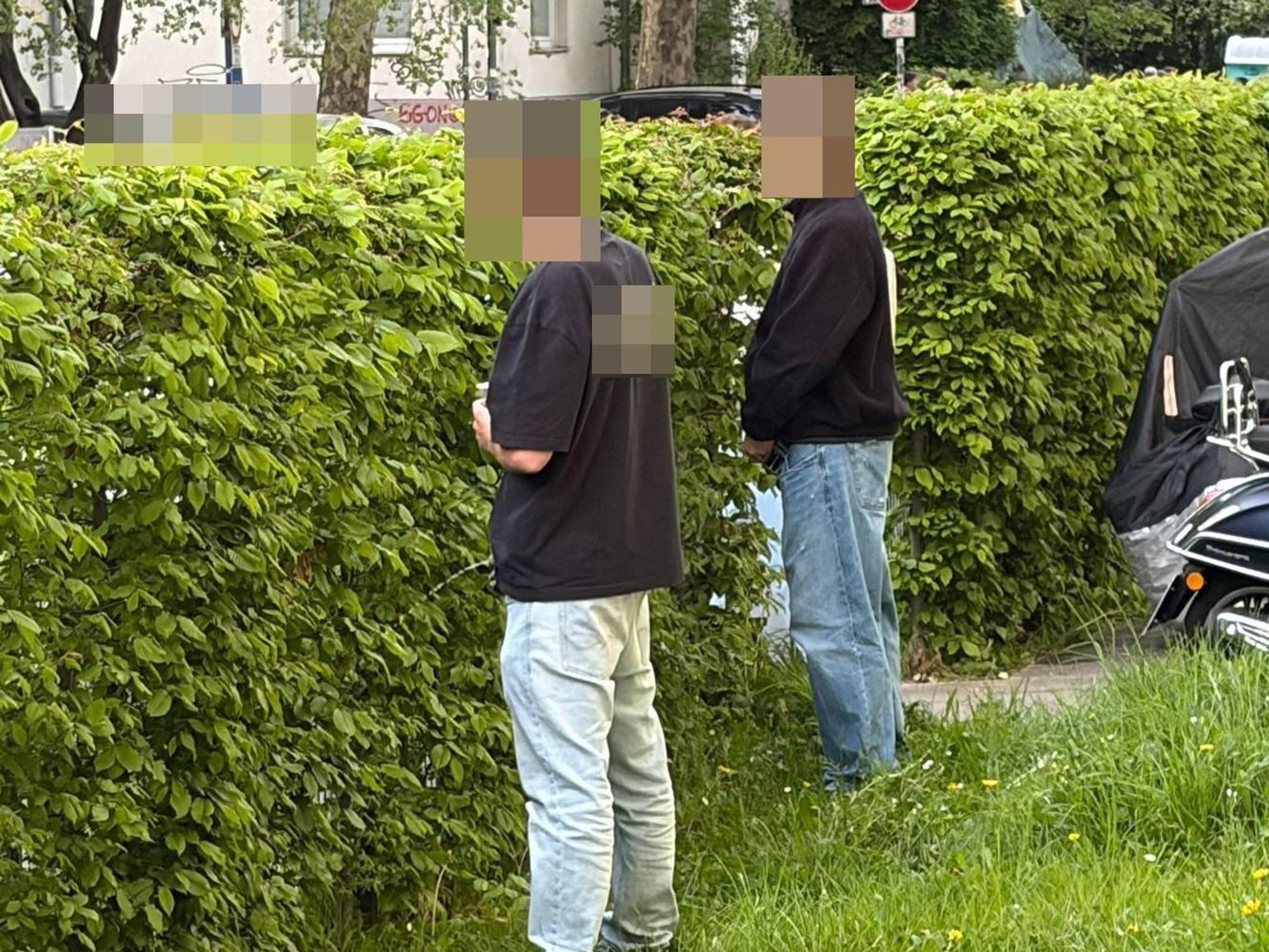 Auch die Vorgärten wurden als Toilette benutzt.