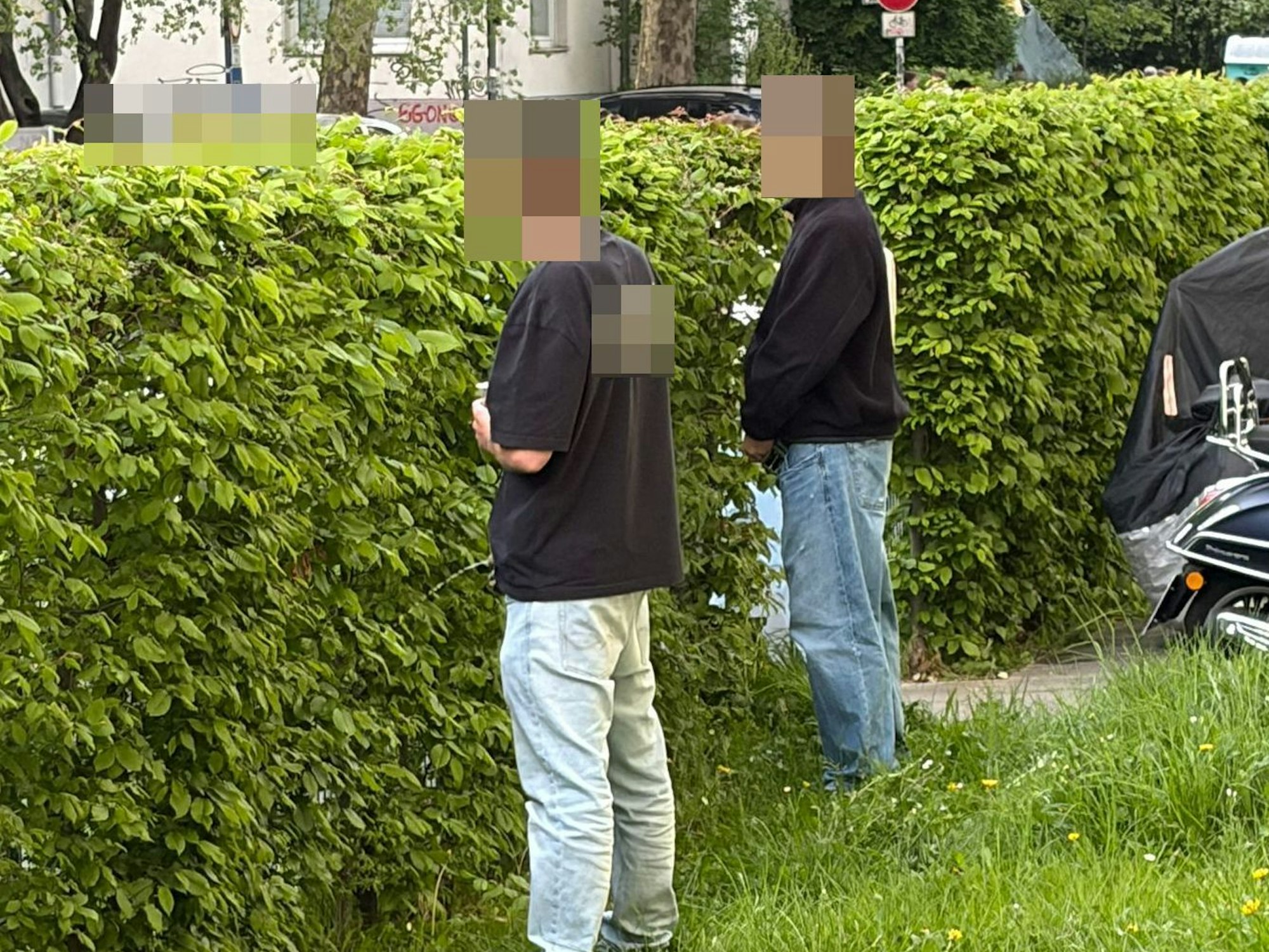 Auch die Vorgärten wurden als Toilette benutzt.